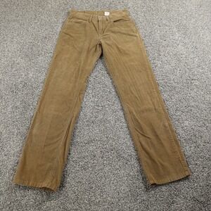 VTG Levis Jeans Womens 6 Brown Velvet Pants 505 Lower Rise Straight Soft 00s Y2K